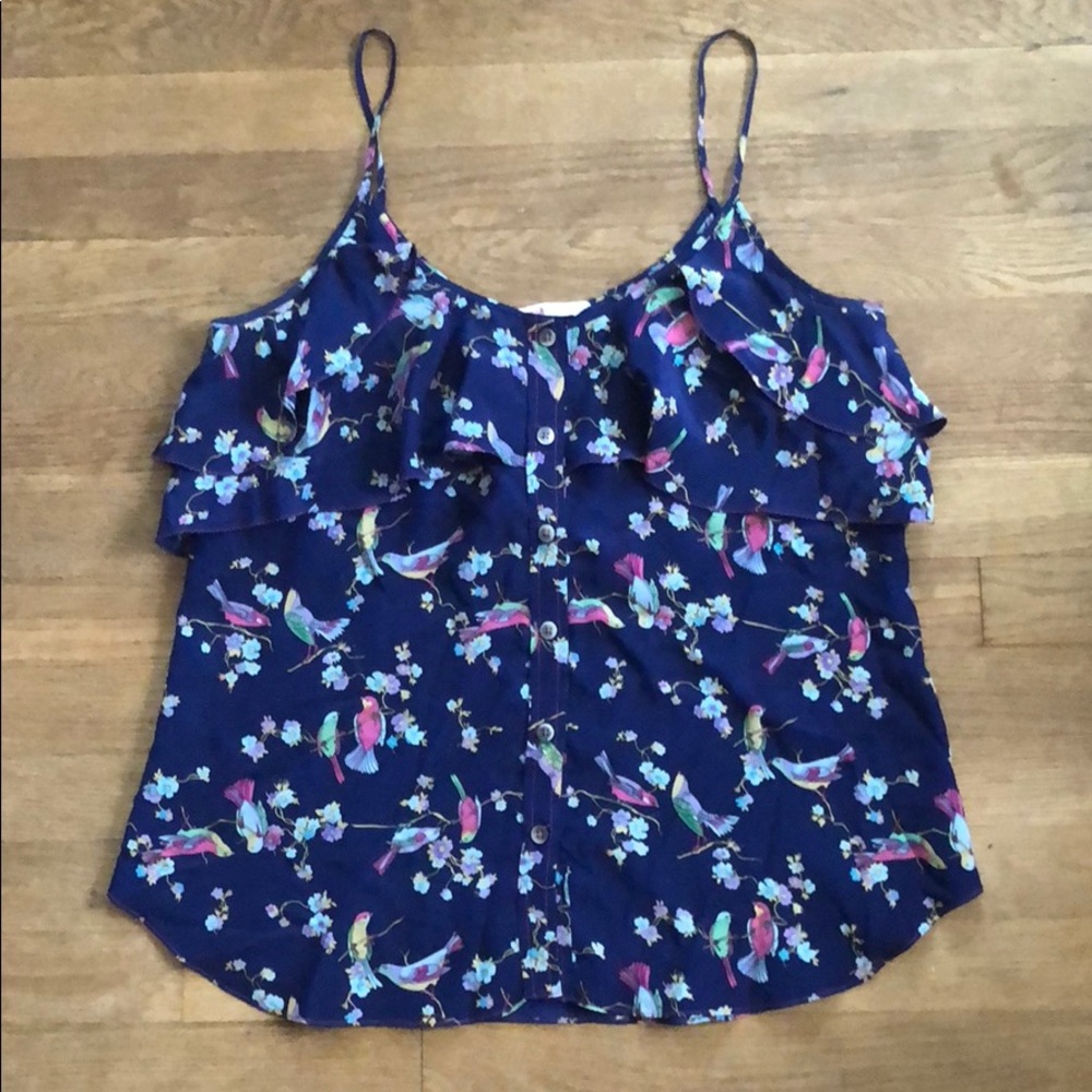 Rebecca Taylor Ruffle Tank size 6